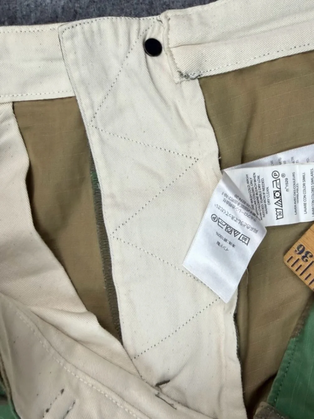 Polo by Ralph Lauren Men's Camouflage Cargo Shorts Size 36 (Zipper Not Working)